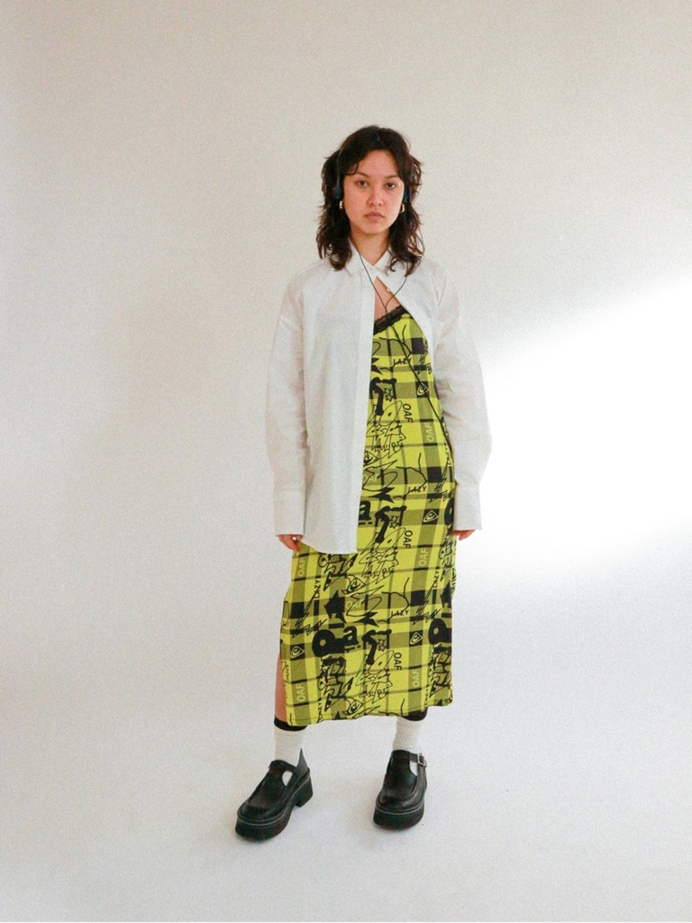 Lazy Oaf DIY Plaid Slip Dress